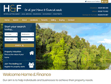 Tablet Screenshot of homeandfinance.co.uk